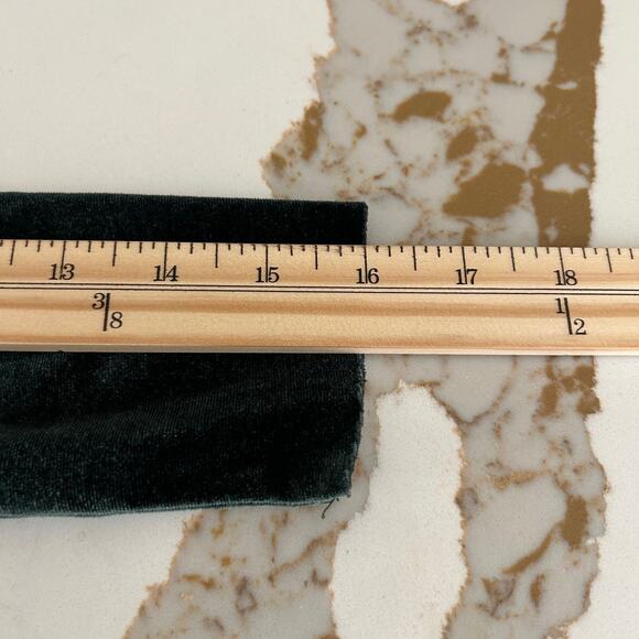 Zara Midi Dress Velvet Green SZXS Knot Front Deep V Front Slit Ruched Whimsygoth - Picture 11 of 12